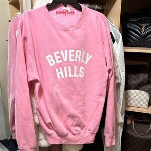 Beverly Hills Pink Sweater